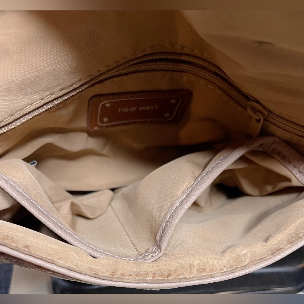 NINE WEST dusty pink quilted crossbody - Picture 9 of 9